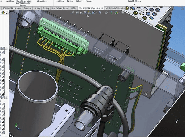 Entwicklung elektrischer Systeme in 3D-CAD mit SOLIDWORKS Electrical