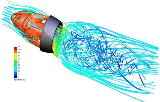 Fluidsimulation mit SOLIDWORKS Simulation