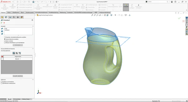 Gießkanne - interne Bereich