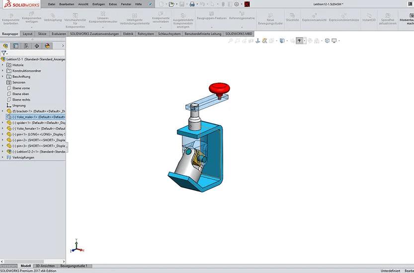 Komponenten von Solidworks