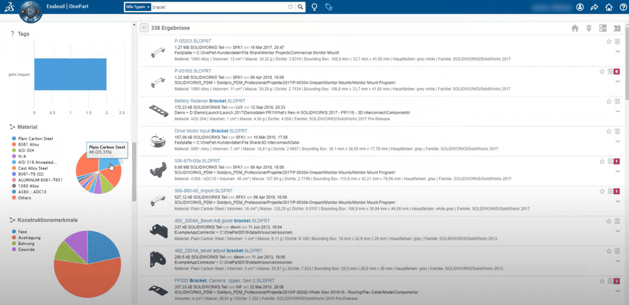 Metadaten-Suche mit EXALEAD-OnePart