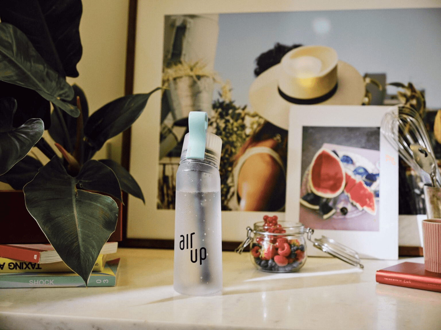Trinkflasche von air up mit Duft-Pod