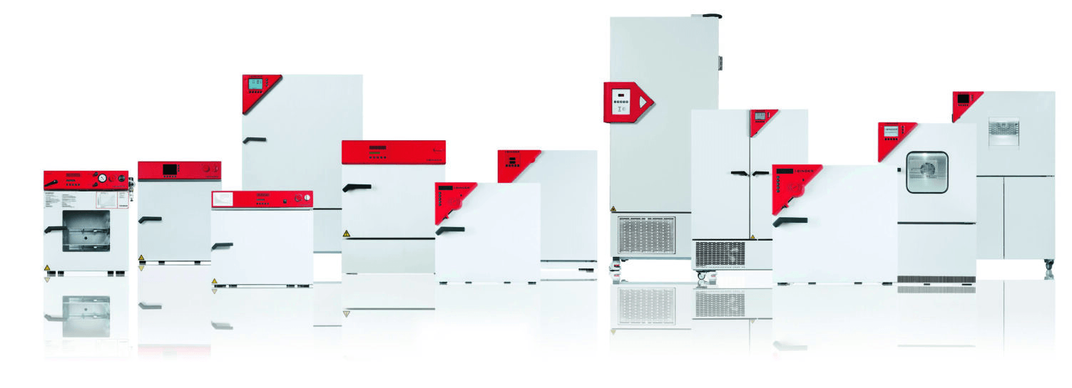 Produktportfolio der Binder Simulationsschränke