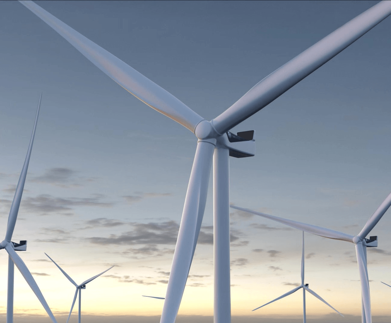 Modell einer Windkraftanlage in SOLIDWORKS