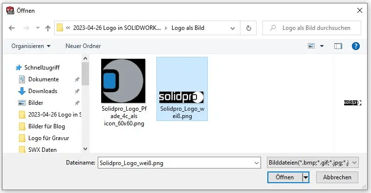 Logo in Skizze Oeffnendialog Logo in Skizze Oeffnendialog
