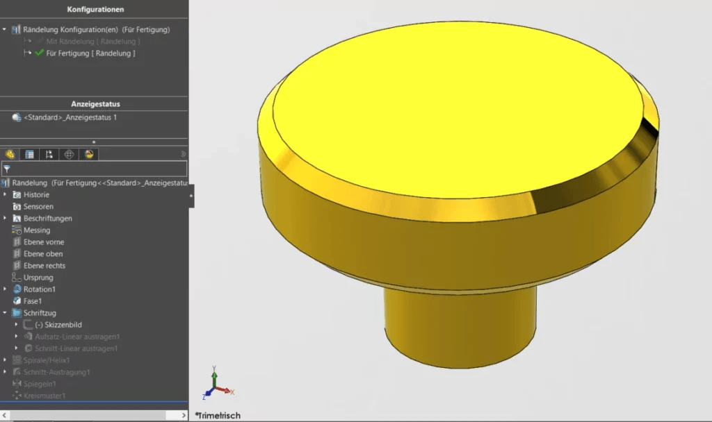 solidworks-konfiguration-anlegen SOLIDWORKS Konfiguration anlegen