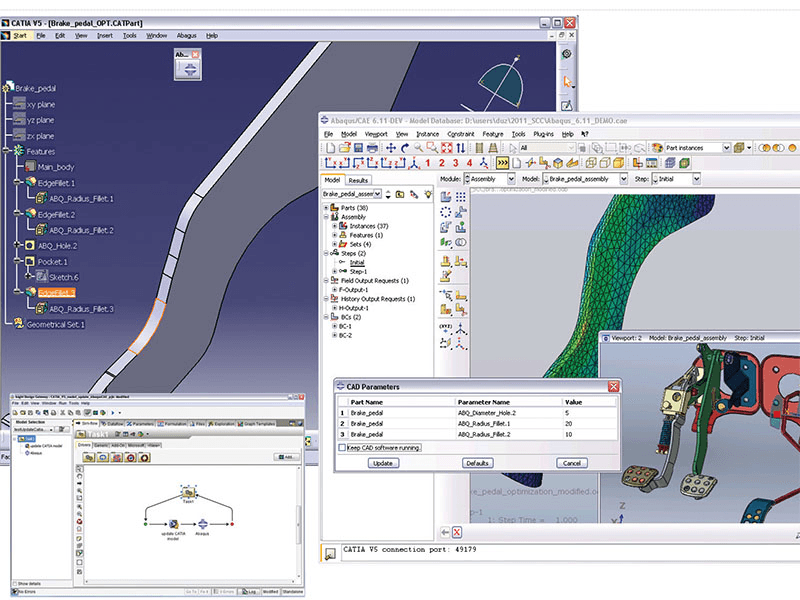 CAD zu Abaqus Integration ABAQUS Integration von CAD-Daten in ABAQUS