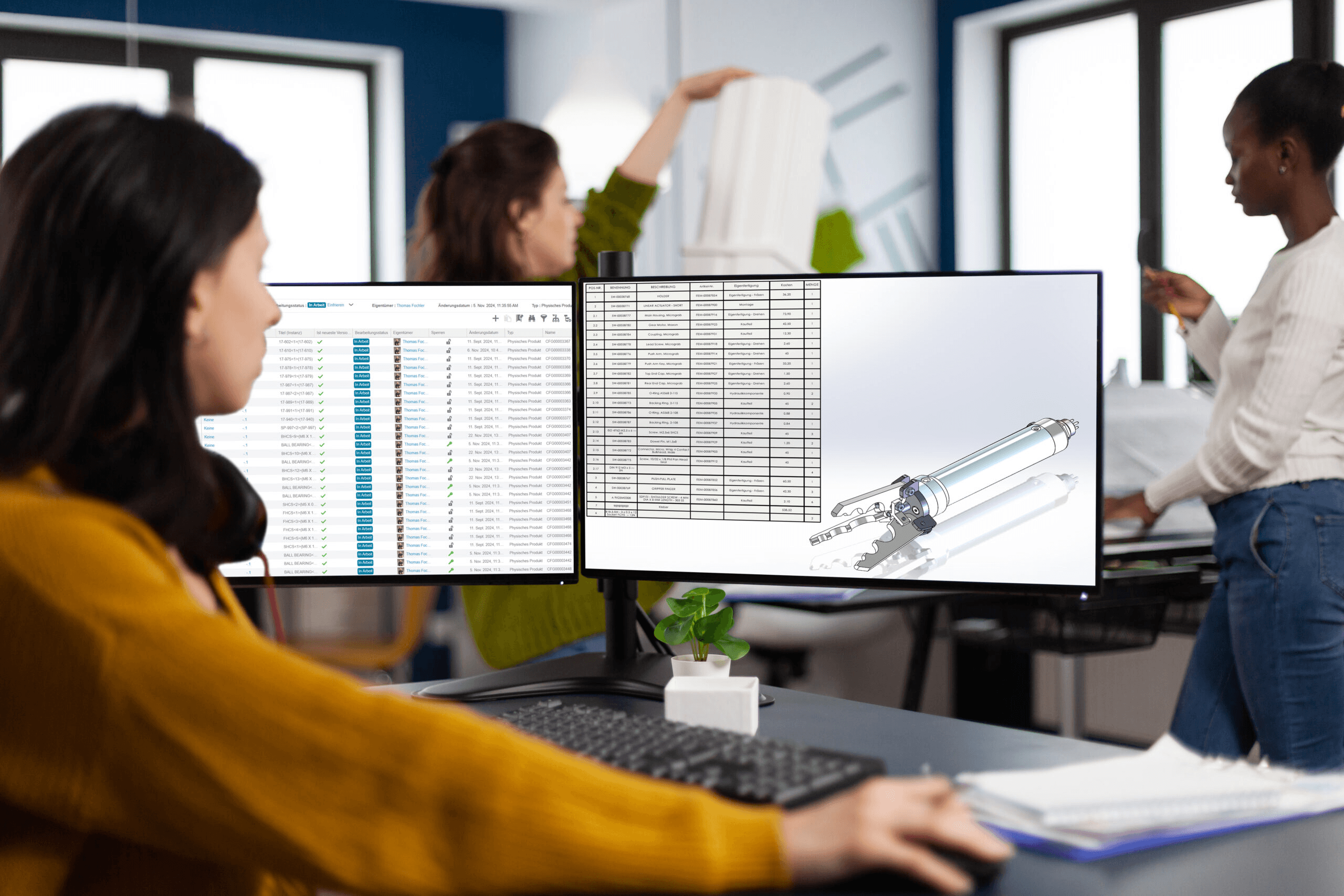Stücklisten BOM Stückliste (BOM) in der technischen Dokumentation