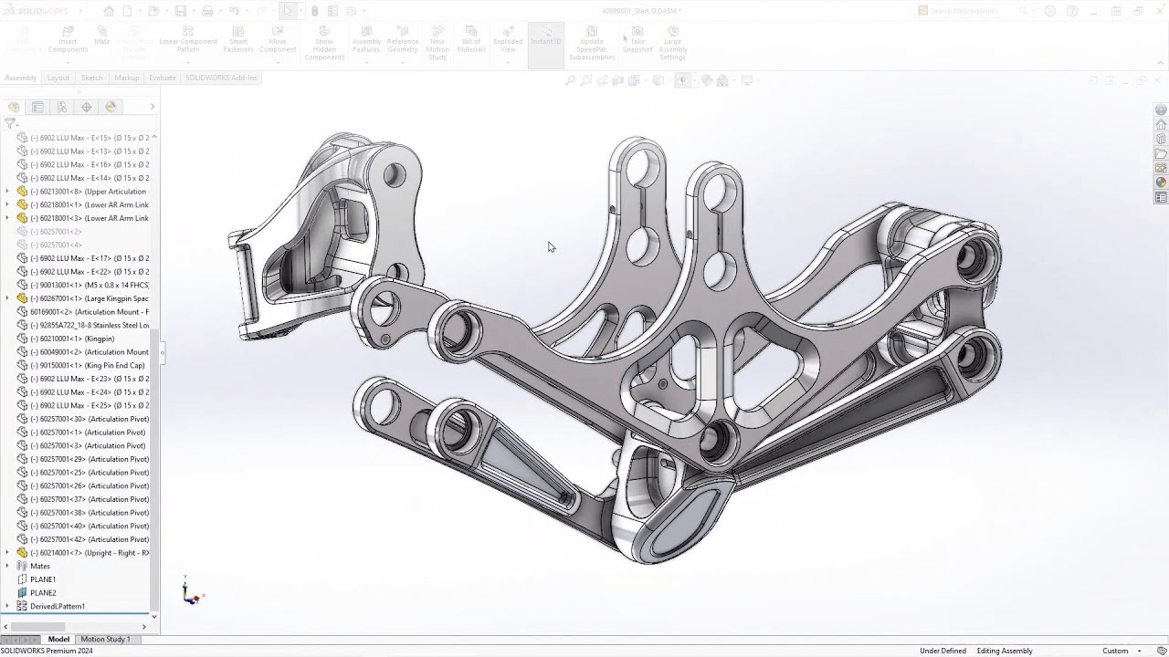 Vorschaubild zum Video über Baugruppenmodellierung in SOLIDWORKS