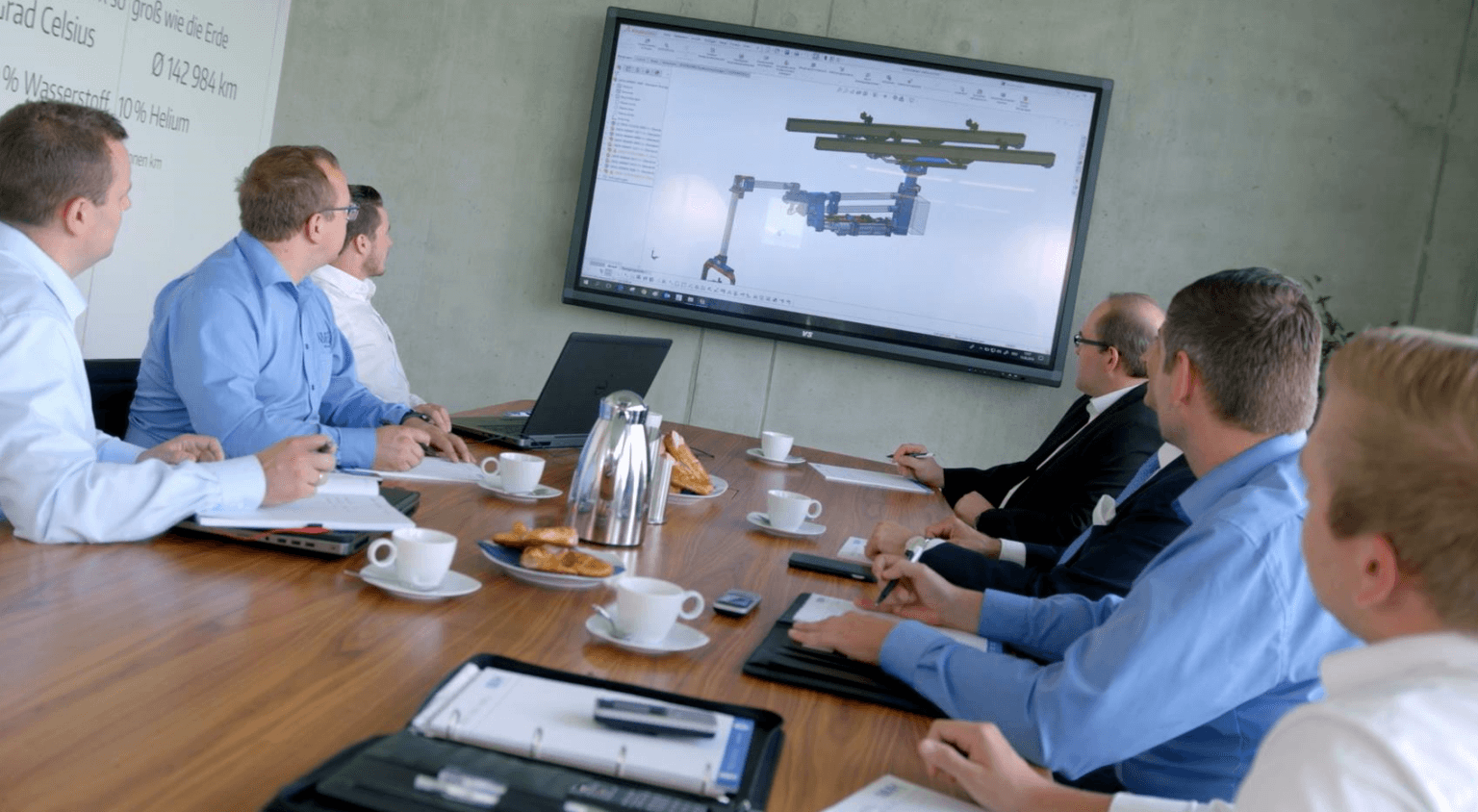 Besprechungsszene bei NMH