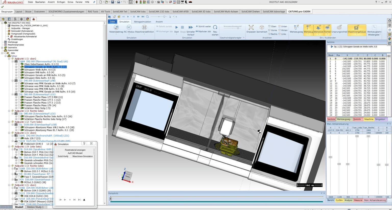 NC-Programmierung mit SolidCAM bei RAS