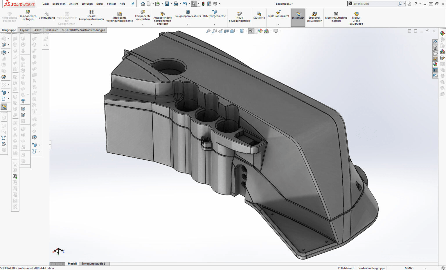 RIMO Modul als CAD-Modell in SOLIDWORKS