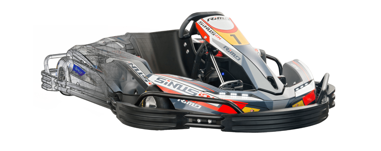 CAD-Modell des RIMO Sinus ION E-Karts