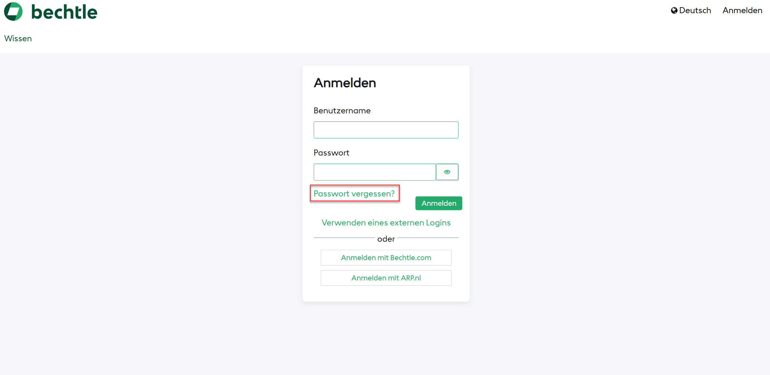 bechtle-plm-ticketsystem-passwort-vergessen