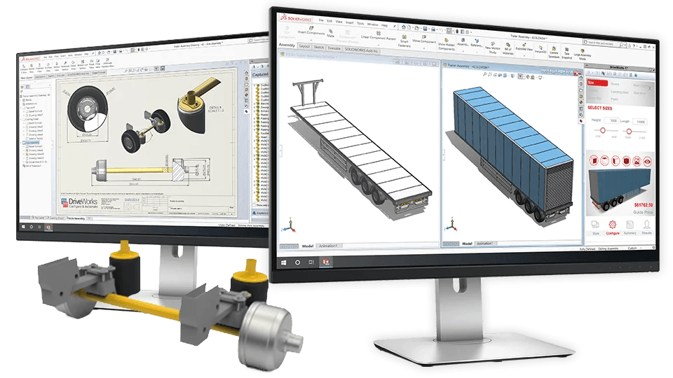 Darstellung von CAD-Automation am PC zur Optimierung von Fertigungsprozessen