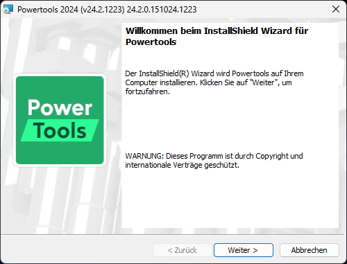 powertools-installation-weiter-button