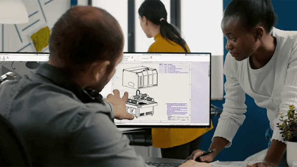 Personen-die-SOLIDWORKS-im-Monitor-betrachten