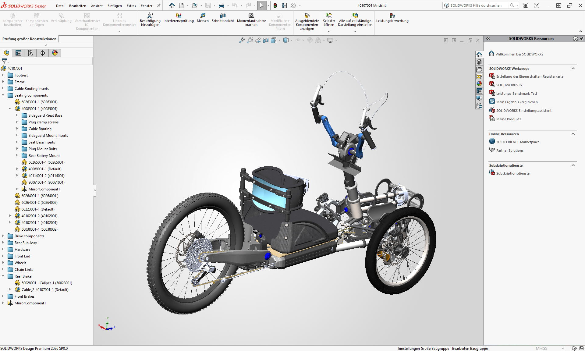 Prüfung-großer-Konstruktionen-Baugruppe
