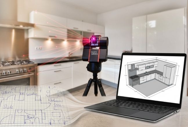 bechtle plm_webinar_hottscan_laptop und messgerät bechtle plm_webinar_hottscan_laptop und messgerät